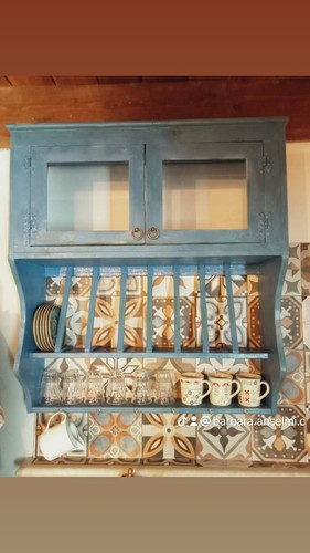 Credenza piattaia stile - piattaia, in