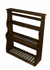 Credenza piattaia in legno da