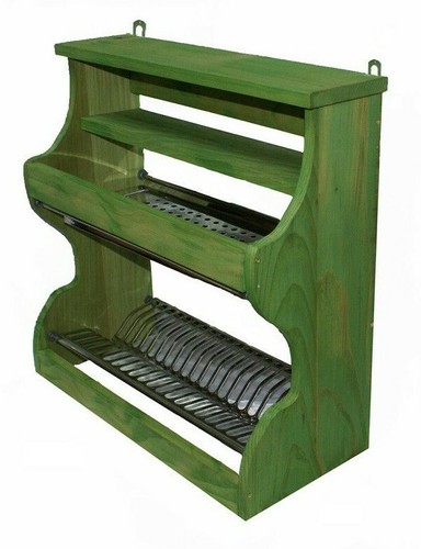 Piattaia legno colore verde - in,
