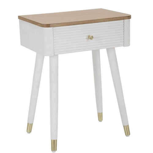 Comodino con cassetto piano - , in